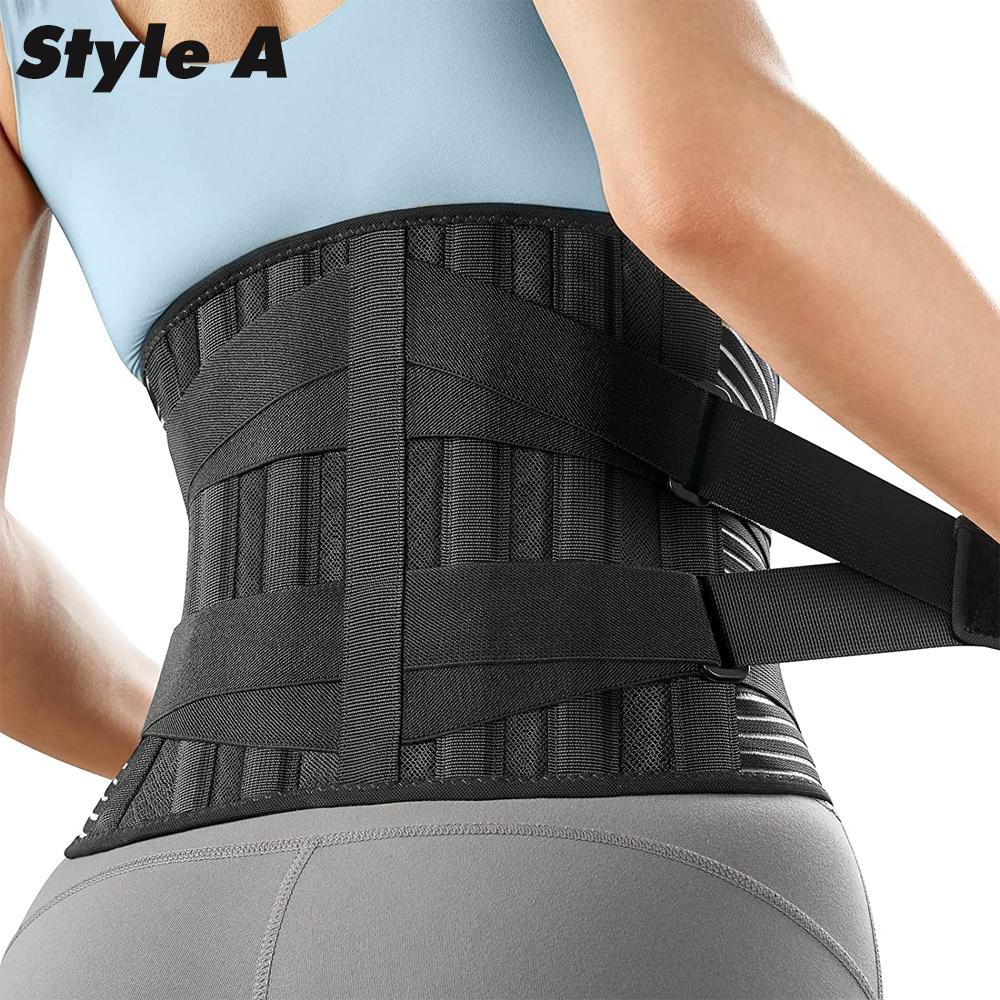 

1Pcs Back Brace For Lower Back Pain Relief - 6 Reinforced Stays & 16-Hole Mesh Lumbar Support Belt - Breathable, Anti-Slip Desig S