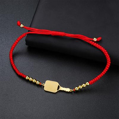  Stainless Steel Pickleball Bracelet Rope Chain Newly Emerging Sports Bracelets for Women Men Couple Jewelry Gift
