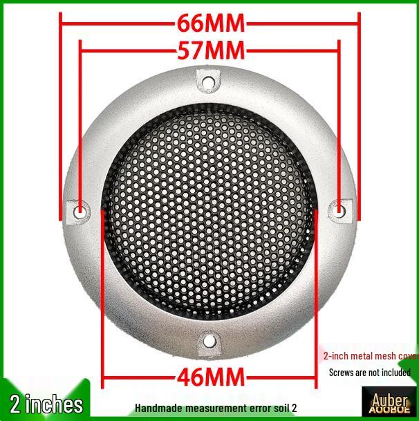 Silver Metal Speaker Car Horn Cover 2-10 Inch