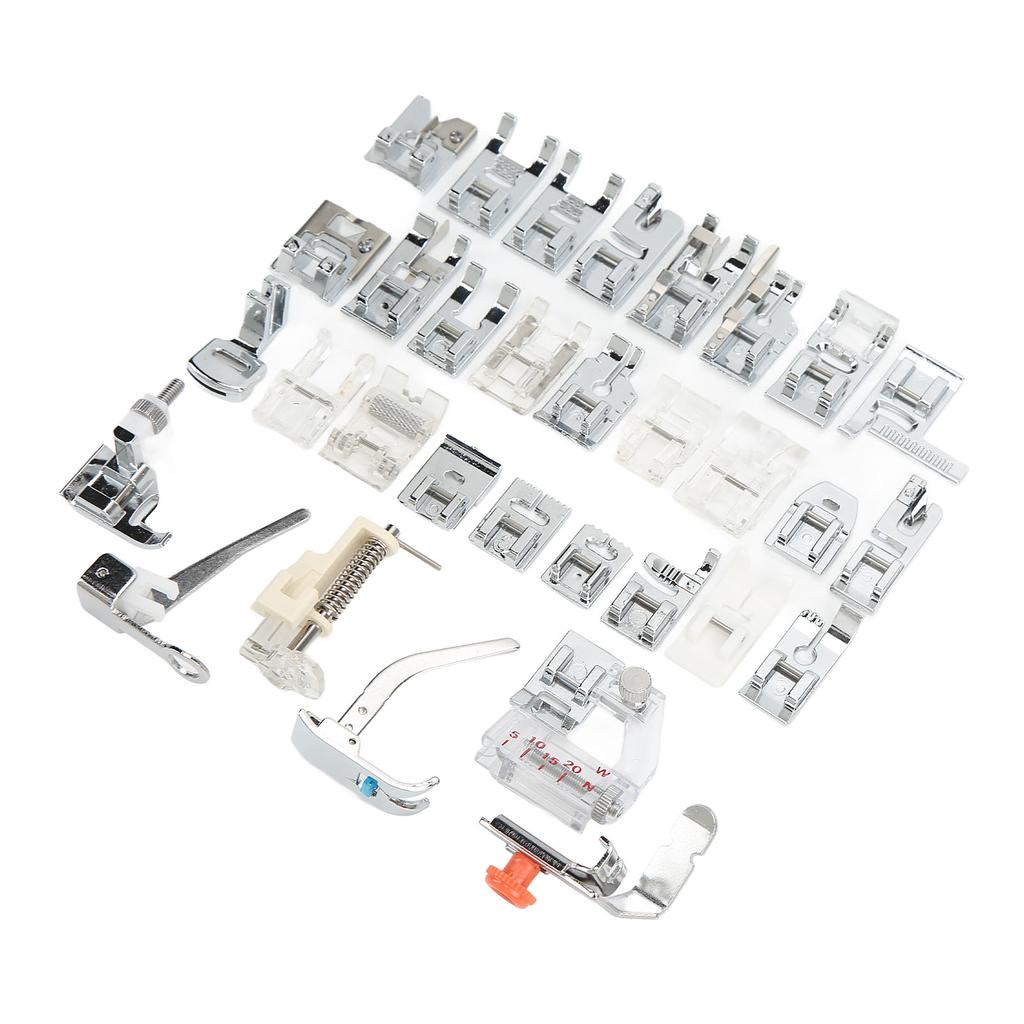 32 Stück Nähfuß Multifunktion Verbessern Arbeitseffizienz Verschleißfestigkeit Nähmaschinenzubehör