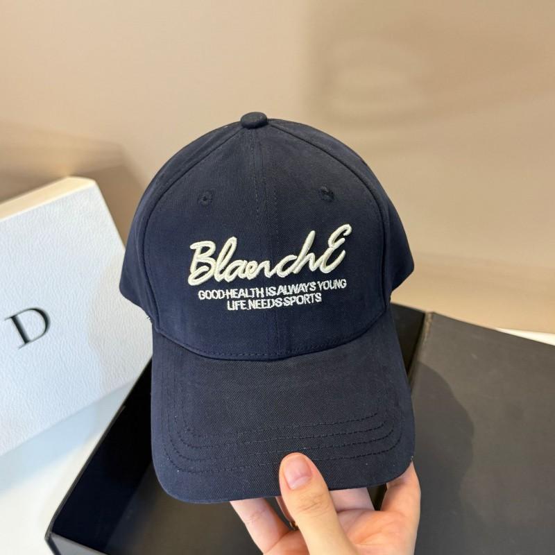 High-Quality Embroidered B Letter Baseball Cap Outdoor Slim Face Sun Hat Lightweight Couple
