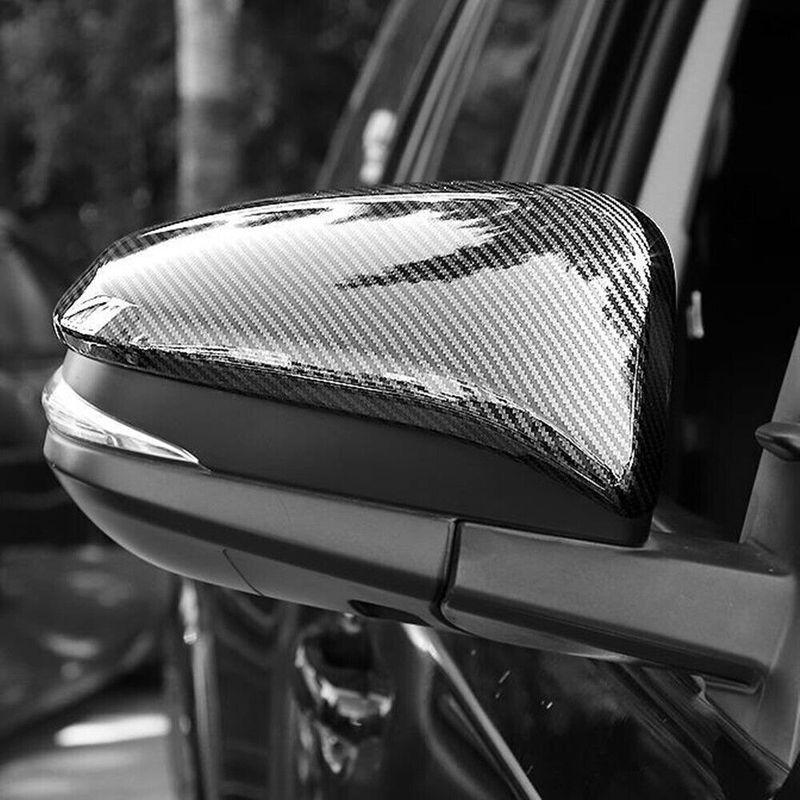 For Toyota Highlander 2014 2015 2016 2017 2018 Car Rearview Side Mirror Cover Wing Cap Exterior Door Housing Shell Trim