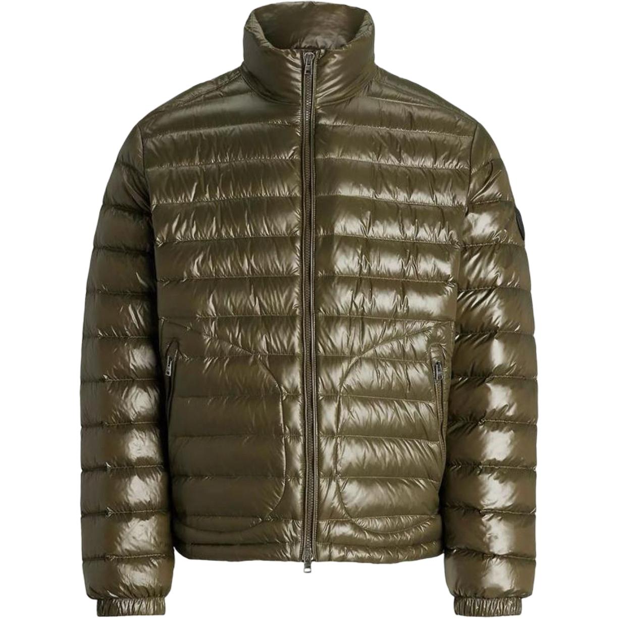 

Polo Ralph Lauren Однотонная куртка пуховик с воротником на молнии и длинным рукавом Мужская верхняя одежда Оливковый 710938678-003 L