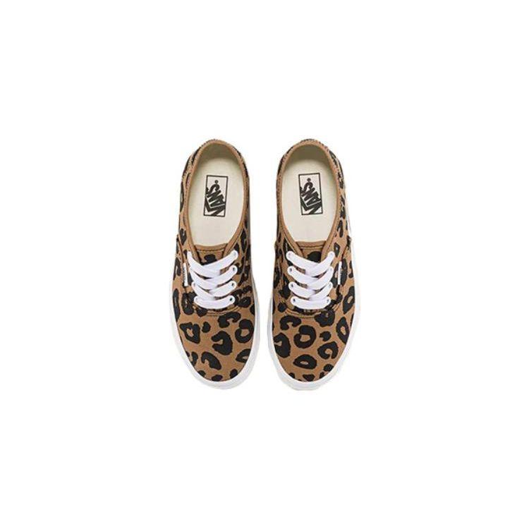 Vans Comfortable Low-Top Canvas Shoes Kids Sneakers Black White Brown VN000WWXC33