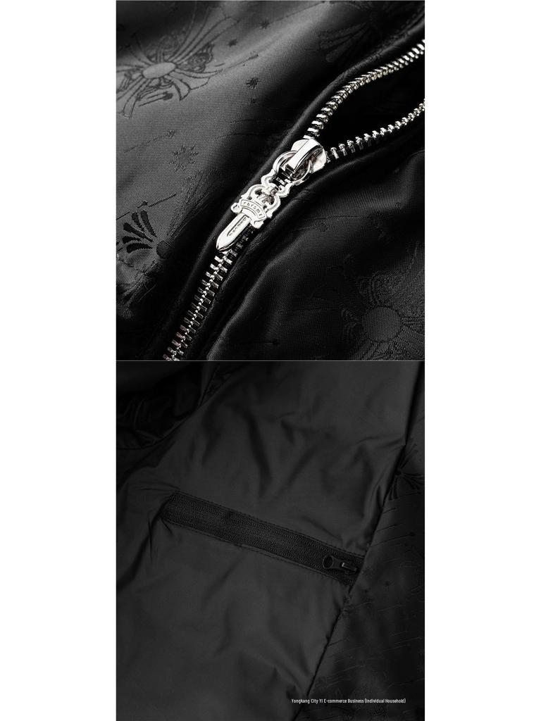 Modische Schlanke Baumwolljacke für Herren, Winter 2025 - Warme Seidenbaumwoll-Oberbekleidung