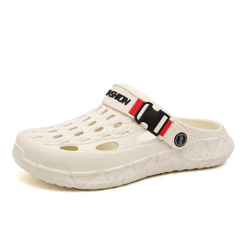 Fashion Men Slippers Platform Outdoor Summer Fashion Clogs Shoes Women Beach Sandals Male Soft EVA Indoor Home Slides Lover Flip Flops