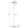 Support pieds pour enceinte - maclean - mc-841 - hauteur 716 mm - montage au sol - compatible sonos one/play