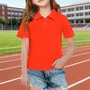 Short Sleeve Polo Shirt for Girls Classic Collar Design Breathable Lightweight Fabric Suitable for Daily Wear School Uniforms Outdoor Activities