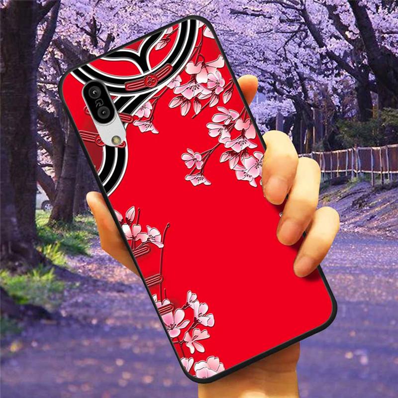 For Sharp Aquos Sense3 Case 3D Flower Relief Silicone Soft Emboss Cover For Sharp Aquos Sense 3 Lite Sense6 6 Luxury Cartoon
