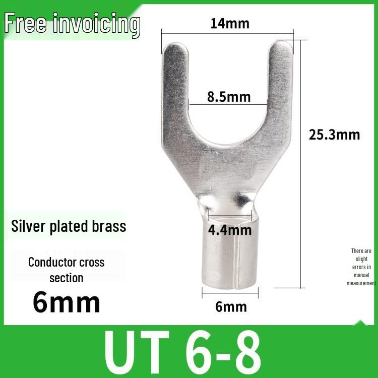 Silver-Plated Brass Terminal Block: Round, U, Y, Fork Type Lug SNB/RNB Open Barrel
