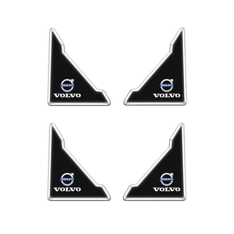 4PCS Car Door Anti-collision Corner Protectors Stickers For Volvo Xc60 Xc90 V40 V60 S60 V50 V90 S80 C40 XC40 V70 XC70 C30 C70