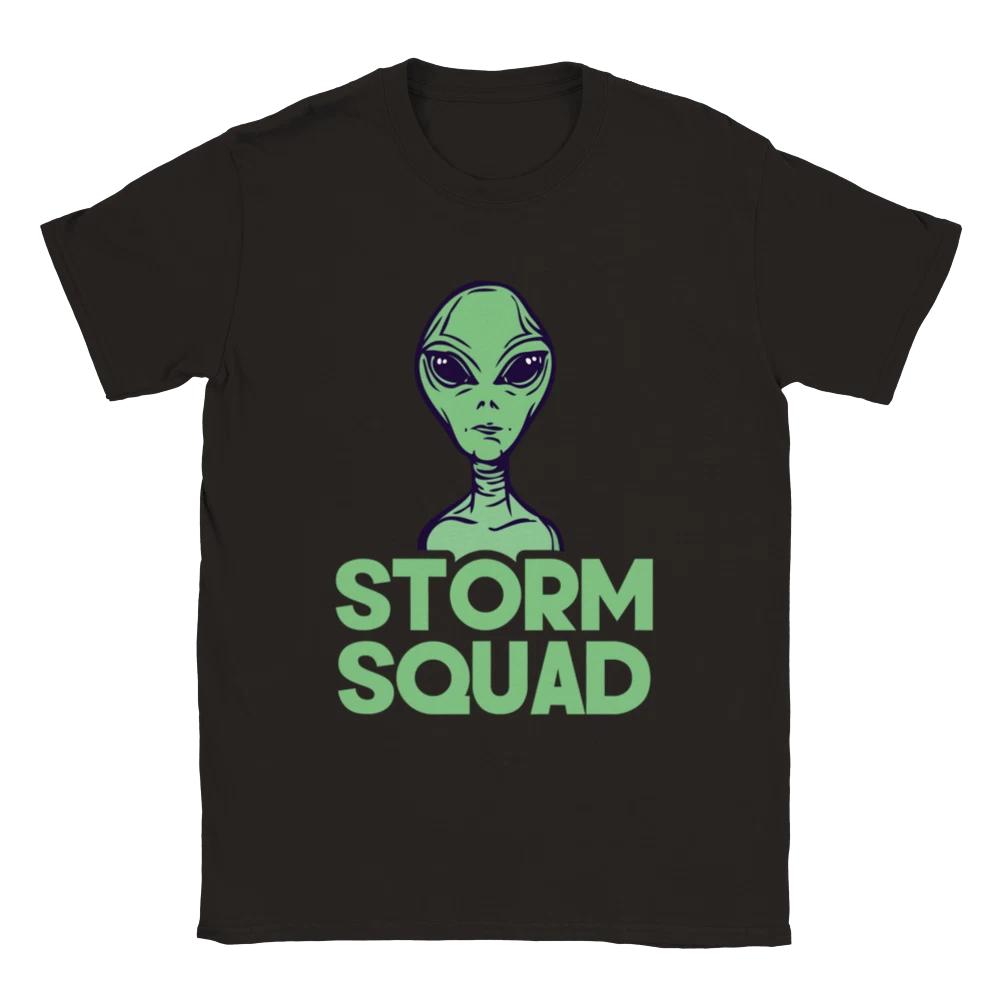Storm Squad - ET - Alien - UFO - Area 51 Unisex Crewneck T-shirt L
