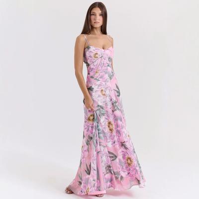 European and American Women's Clothing New Sexy Suspender Skirt Slim Backless Long Dress Dress Women's Summer Evening Dress