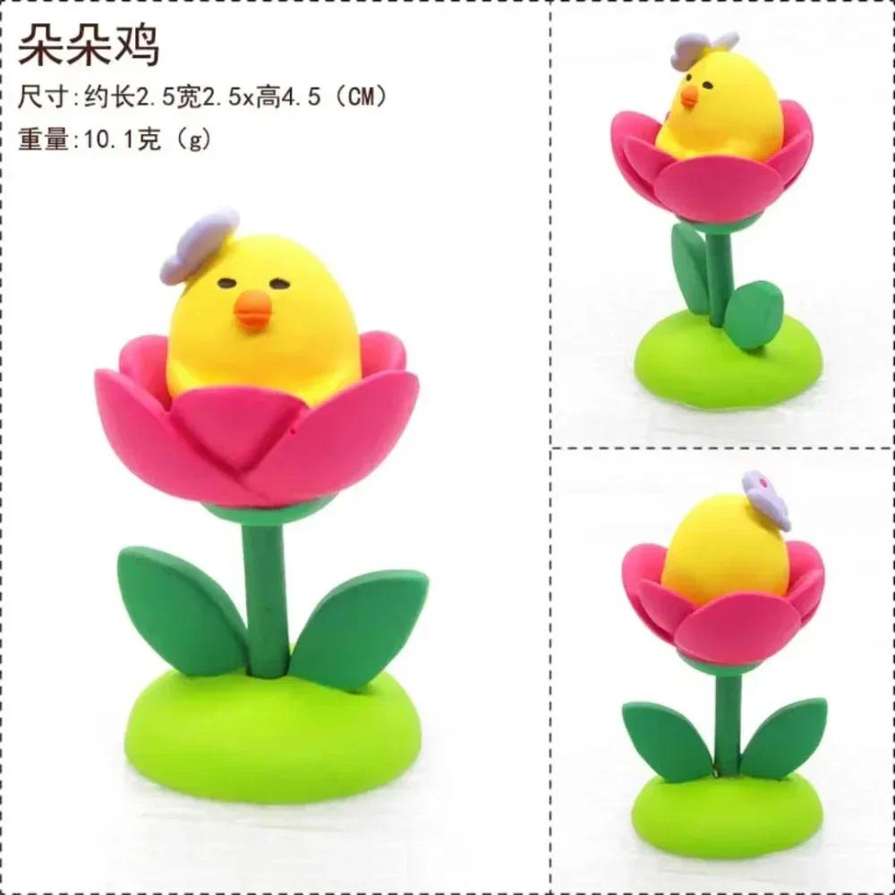 Spring Garden Farm Series Zakka Figurine Decoration Japanese Photo Props Miniature Resin Gift INS Cat Collection Small Ornaments