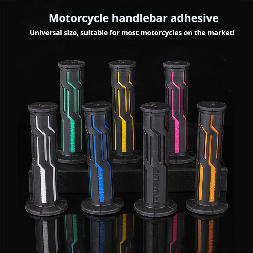 New Universal Motorcycle 7/8" 22mm Handlebar Grips Molded Grips For Honda Kawasaki Yamaha Ducati Suzuki BMW Vespa Aprilia