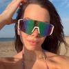 Unisex Trendy Large Frame Cycling Sunglasses