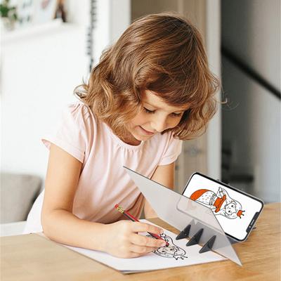 (Nikita) Portable Optical Drawing Board Sketching Tool Upgraded Optical Image Drawing BoardGlass With Protective Film Sketching Tool