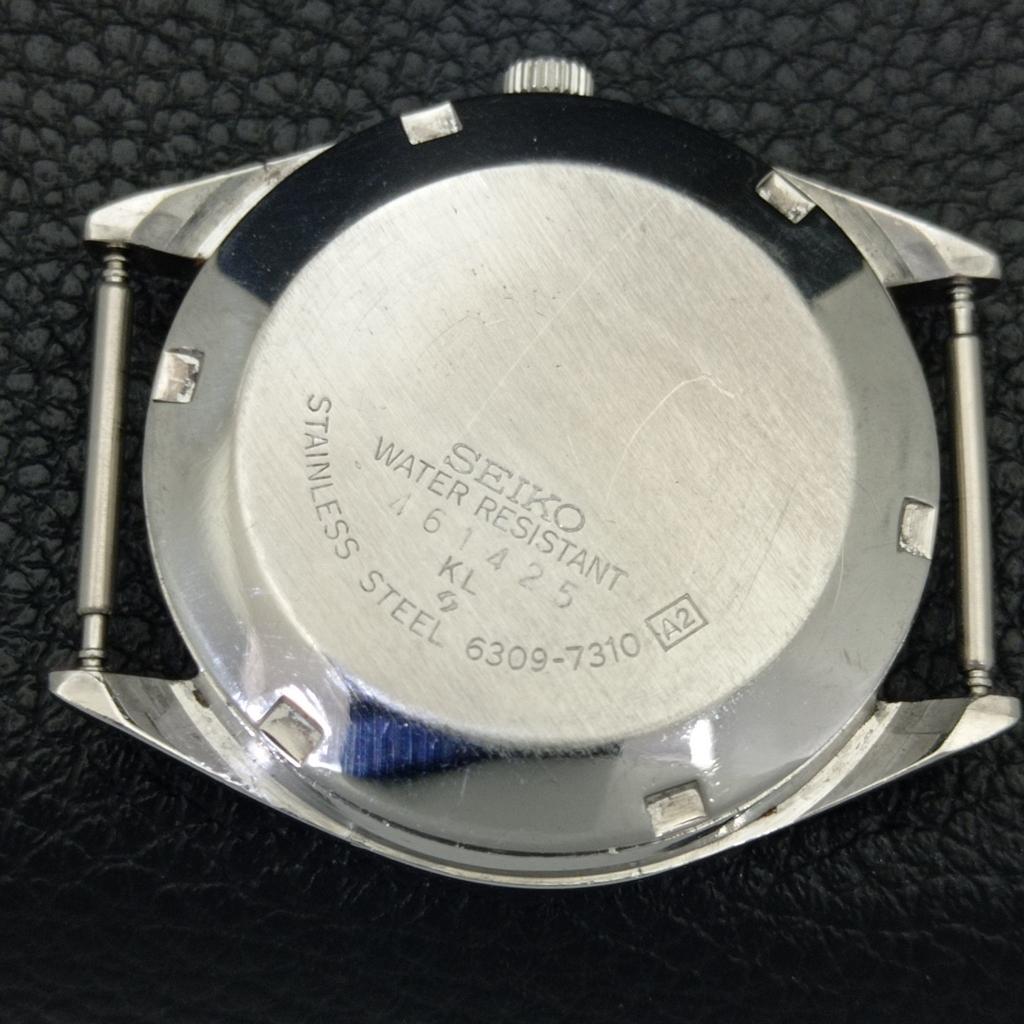 JAPAN VINTAGE SEIKO 5 AUTOMATIC 6309A MENS GREEN COLOR DIAL WATCH A701537-5 R206b-a701537