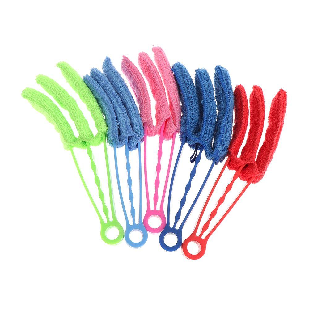 Tool Microfiber Duster Venetian Window Blind Cleaner Brush Clip Household Removable