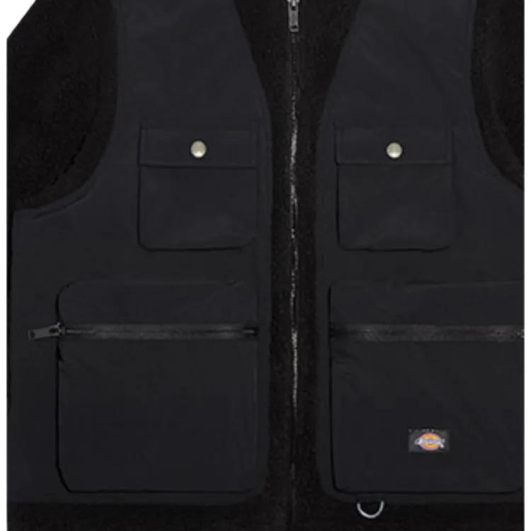 Dickies Jackets Men's Black Lapel Moderate (Unisex) Jackets DK009488BLK