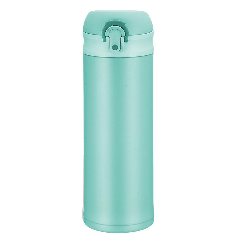 Stainless Steel Mug Simple Lightweight Bounce Cover Portable Straight Cup High Value Water.