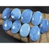 300Cts. Natural Owyhee Blue Opal Oval Cabochon Loose Gemstone 09 Pcs Lot C-3568
