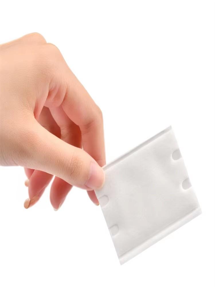 222Pcs Disposable Makeup Cotton Wipes Soft Makeup Remover Cotton Pads Ultrathin Facial Cleansing Paper Cleaning Make Up Tool