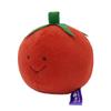 Yoshitoku Vegetable Friends Ripe Tomato Plush Size 180255 Toy, H13.5cm,