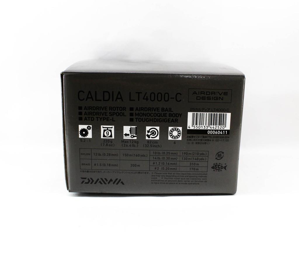 Daiwa Reel Spinning 25 Caldia LT4000-C (2520)