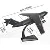Diecast Model Aircraft Toy Y-20 1/144 for Boys Birthday Gift Room Decoration