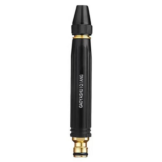 High-Pressure Black King Water Gun Nozzle for Car Wash, Flower & Vegetable Watering