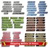 12 PCS Toolbox Drawer Tags Toolbox Organization Stickers 3D Magnetic Tool Box Labels for Quick Identifying Tool Box Drawers