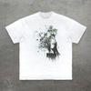Retro Y2k Graphic Tee, Cute 2000s Art T-Shirt for Women Men, Vintage Style Unisex Y2k Top, Cute Cottagecore Fairycore Unisex Cotton Shirt