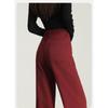 Anchor Red Narrow Version Wide-leg Pants Spring New Style Red High-waist Drape Slim Floor-length Straight Pants Women's Trousers