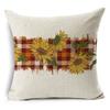 Thanksgiving Pillowcase Hello Autumn Sofa Car Pumpkin Cushion Cover Home Decoration 45*45