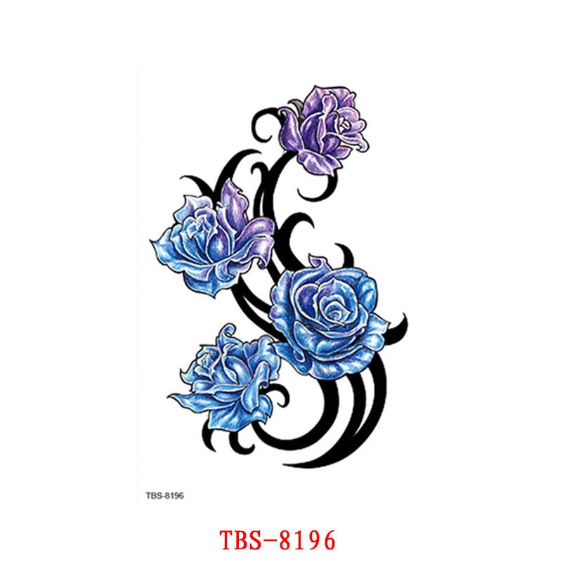 Waterproof Tattoo Sticker, Small Flower Arm, Totem, Semi-Permanent Tattoo Sticker Tattoo