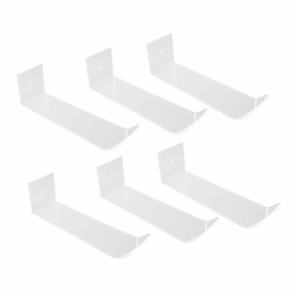 6 Stück Klebehuthaken Minimalistische Acryl-Wandhuthalter Dekorative Huthalter Aufbewahrungsorganizer für Baseballkappe