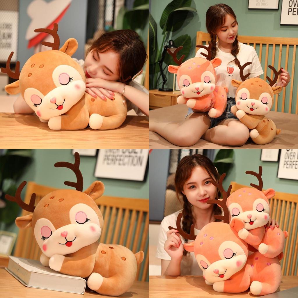 Dreamy Deer Plush Toy Soft And Cuddly Stuffed Animal Crystal Ultra Soft Perfect Gift For Young Adults