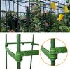 10Pcs Plant Trellis Connectors Flexible Sturdy Rust-Proof Plastic Connecting Rod Support Expandable Garden Vegetables Tomato Cage Stake Arm