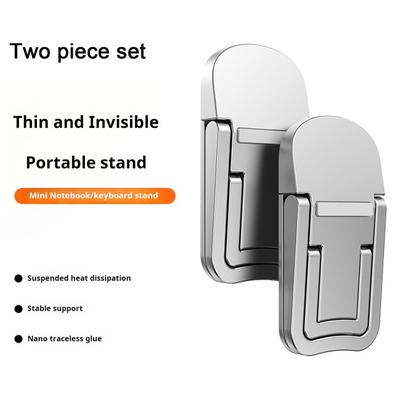 1 Pair Laptop Keyboard Holder Rustproof Stand Computer Corrosion Resistant Foldable Mini Size