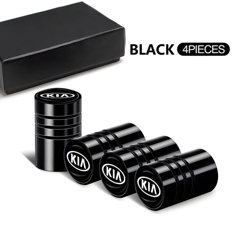 4pcs Car Tire Valve Caps Anti Rust Dustproof Covers For KIA Sportage Seltos Sorento K3 K4 Soul Carnival EV6 EV9 Carnival K5 EV5