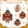 Thanksgiving Turkey Door Decorations Welcome Thanksgiving Wreaths for Front Door Wood Give Thanks Turkey Sign for Home Autumn Fall Harvest Indoor