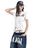 AAKAM A Kam Painted Half Top (White)