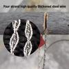 Multi purpose mini pocket saw wire saw stainless steel hand pulled wire saw rope outdoor camping survival equipment saw