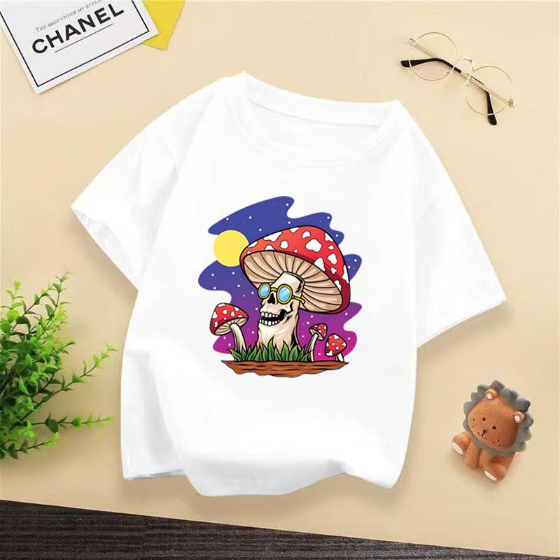 Kids Crew Neck Cotton Tee Lightweight and Breathable Comfortable Fit for Boys and Girls Aged 312 All Seasons Use Df0536