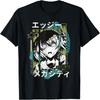 Cooles Kawaii Chibi Cartoon Anime Charakter Familiendesign T-Shirt