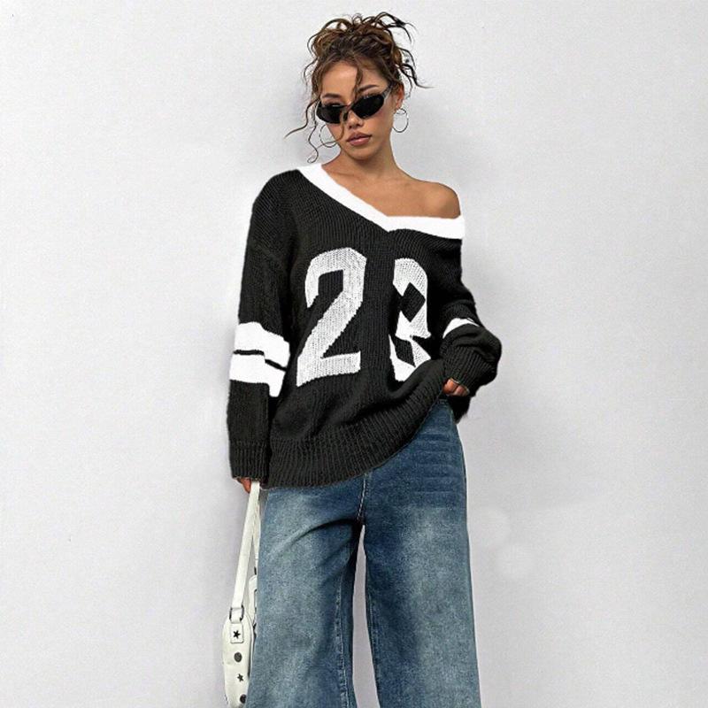 Women's Autumn & Winter Loose Knit Pullover: Versatile Round Neck Sweater