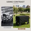 Rectangle Wagon Protective Cover Oxford Cloth Folding Cart Cover Durable Trolley Cover  Fishing