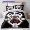 Zamasu Pattern Bedding,Quilt Set Quilt Cover Pillowcase Home Birthday Gift (1 * Duvet Cover + 2 * Pillowcase, Without Core)