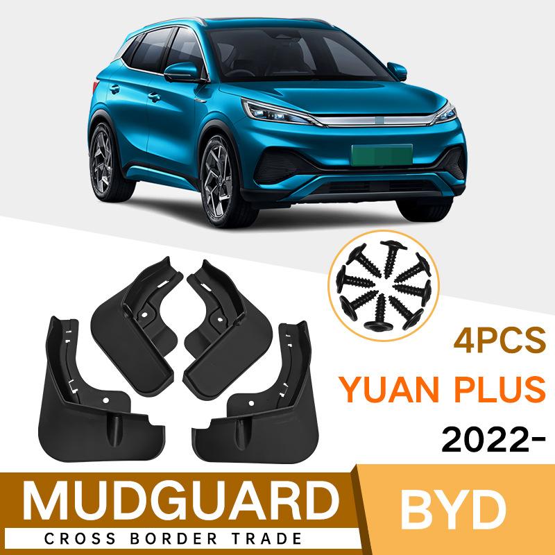 For BYD Atto 3 Yuan Plus EV -2023 Mud Flaps Splash Guard Mudguards MudFlaps Front Rear Fender Auto Styline Car